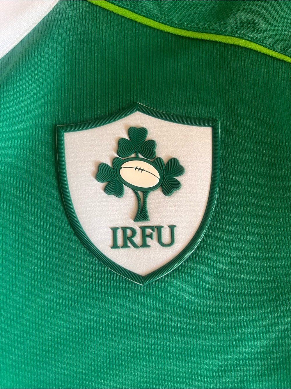 Signed Keith Wood Canterbury Ireland Green Rugby Jersey with Vodafone Logo - Picture 4 of 7
